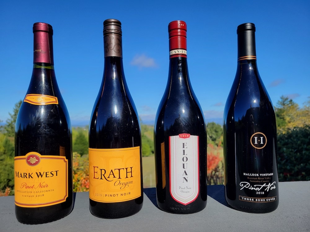 Popular Pinot Noir Mark West vs Elouan vs Erath Review