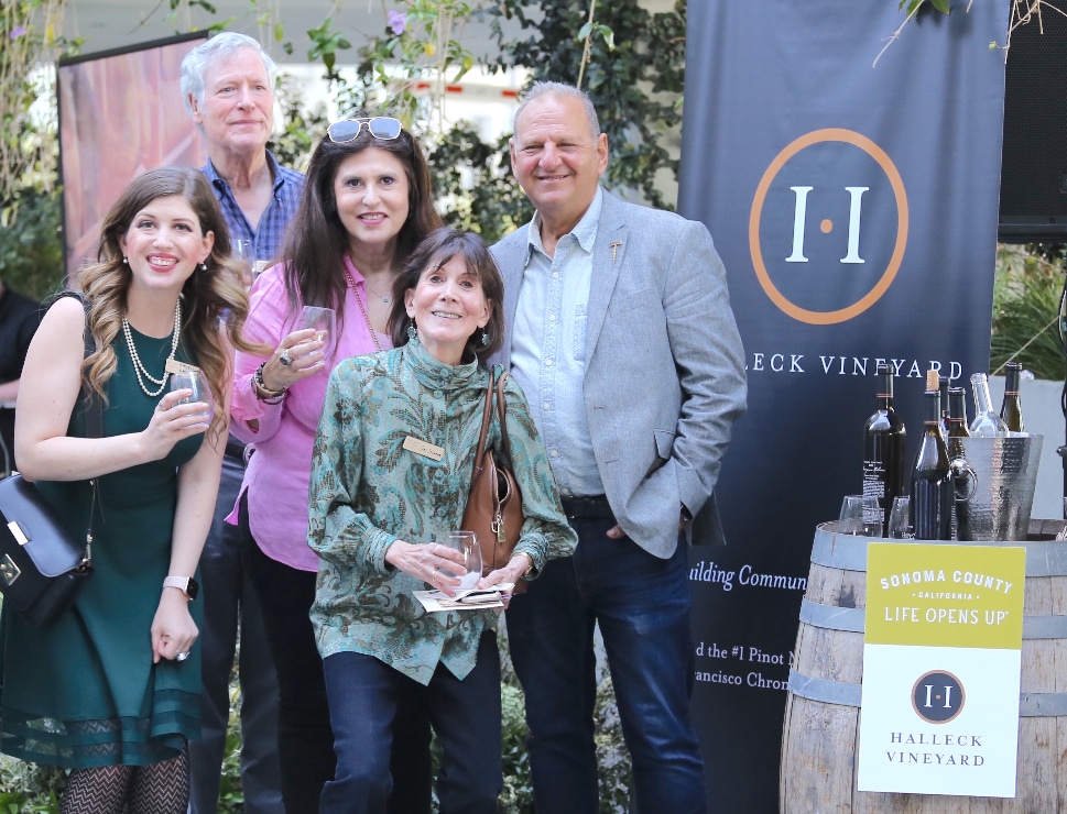 Media attendees at the Sebastopol Winery event in Los Angeles.