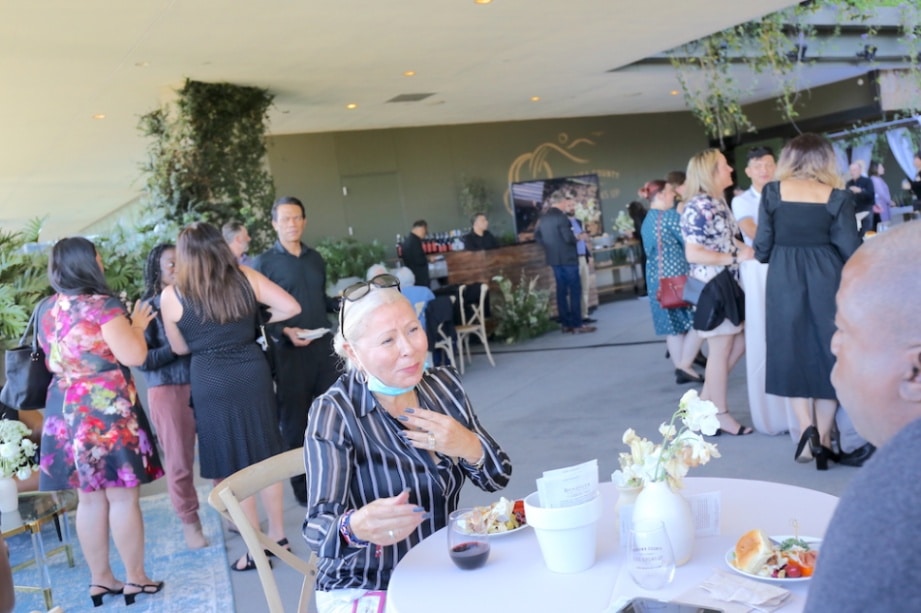 Guests enjoy the hospitality of Sonoma county winemakers and an event by Sonoma County Tourism.