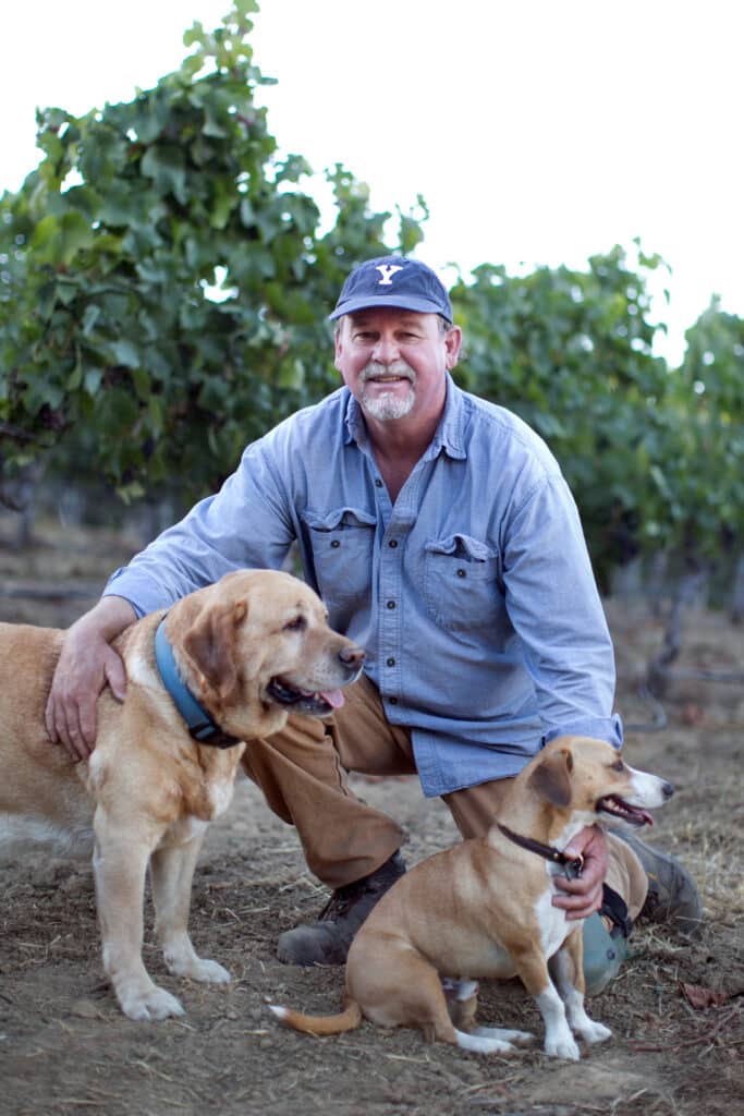 Stewart Johnson of Kendric Vineyards in the Petaluma Gap AVA.