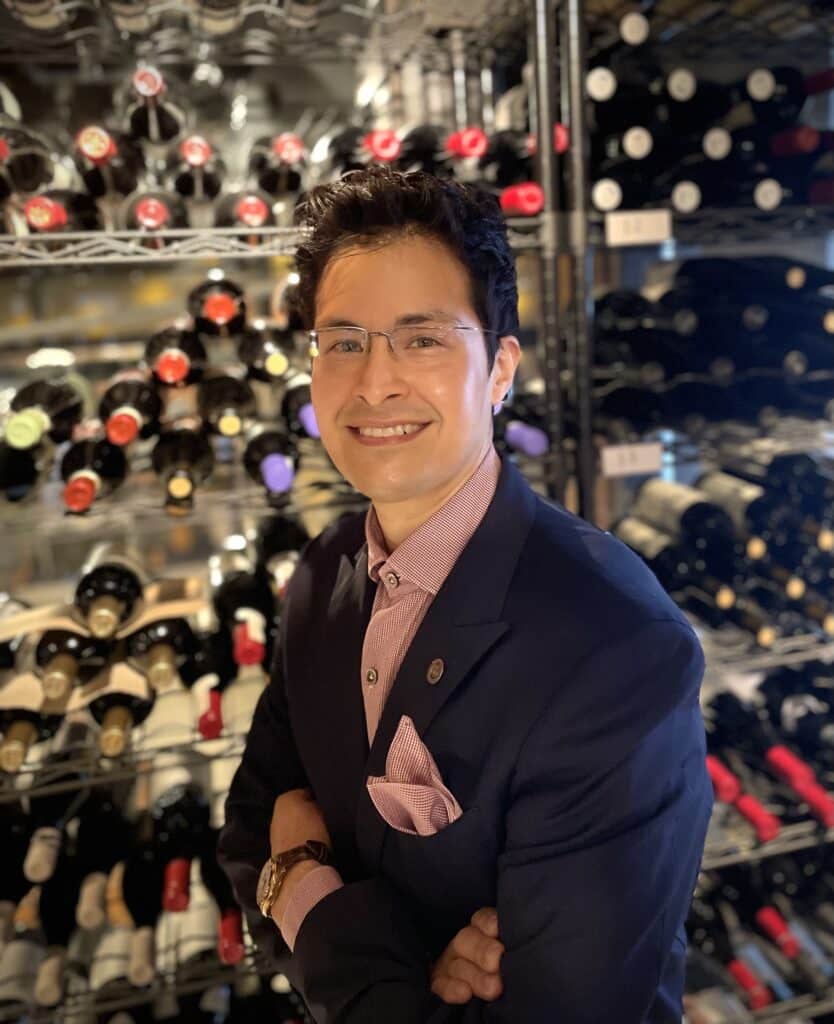 Sommelier Jose Degado at Mourad in San Francisco