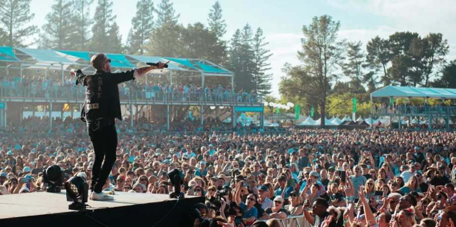 Bottle Rock Wine and Music Festival in Napa Valley. 