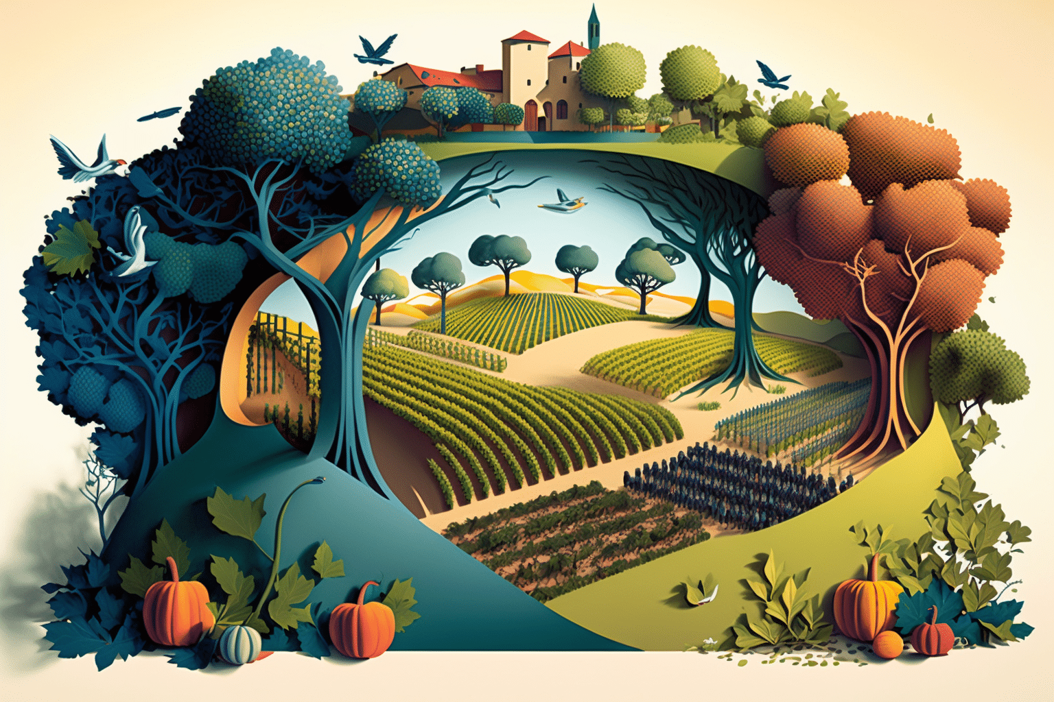 Sonoma’s Lush Vineyard Landscapes