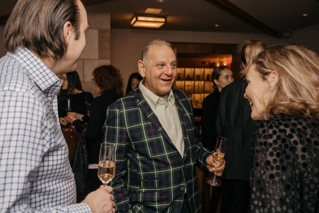 Winemaker Ross Halleck mingles with members of the Halleck Vineyard Inner Circle Wine Club at Bar Boulud, the Michelin star French bistro in Manhattan owned by chef Daniel Boulud. The private event celebrated the winery's finest vintages, expertly paired with a delectable menu crafted by the renowned chef. Halleck's passion for winemaking and commitment to producing premium wines from the Russian River Valley region were evident as he discussed the winery's history and shared insights about the wine-making process with club members. The intimate gathering was an opportunity for wine enthusiasts to savor exceptional wines, dine on expertly crafted dishes, and engage with one of Sonoma County's most renowned winemakers.