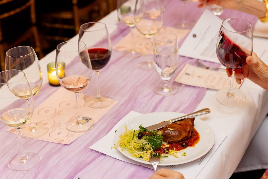 Russian River Valley Pinot Noir Cuvee with Duck Confit